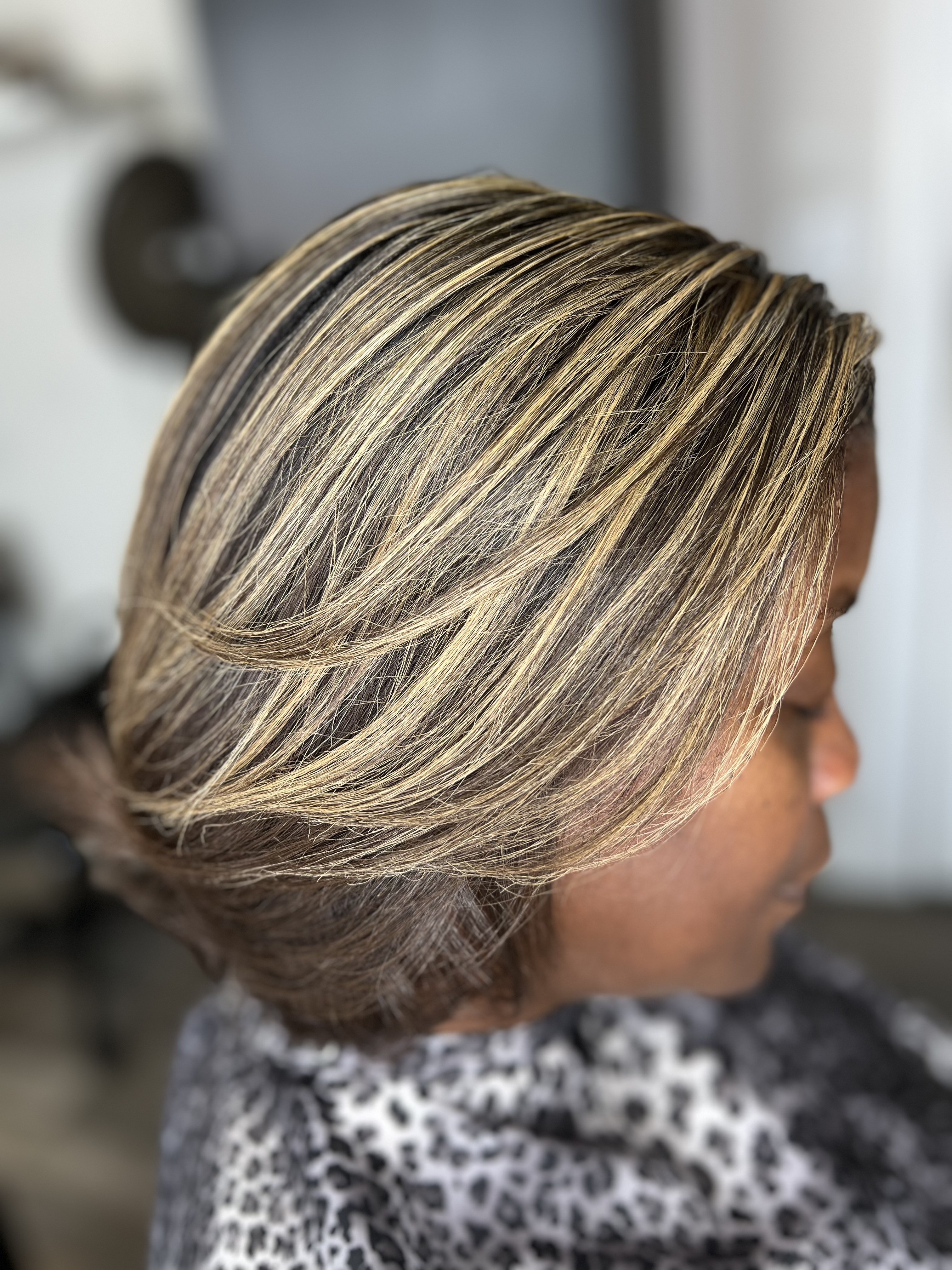 Natural hair salon Dallas TX โ client look 8 by Hair by Kelli Huntley (braids, color, protective styles)
