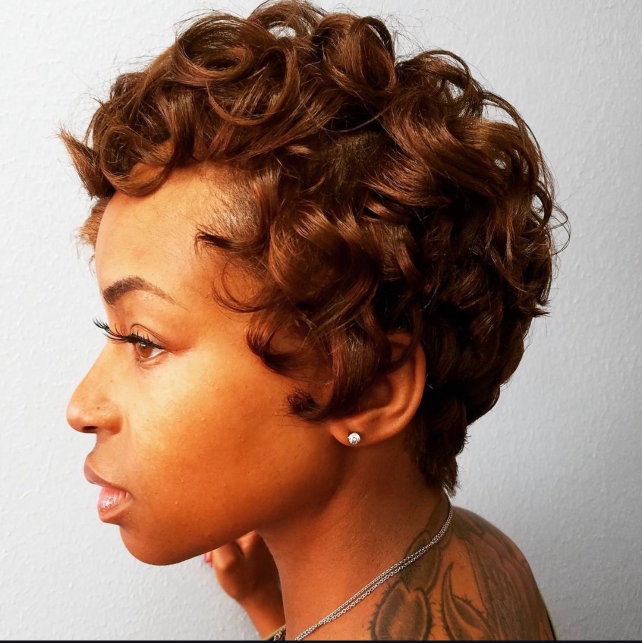 Natural hair salon Dallas TX โ client look 1 by Hair by Kelli Huntley (braids, color, protective styles)